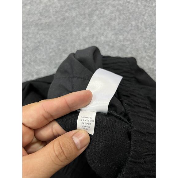 Coastal Resort Linen Blend Crop Pants 2XL Minimalist Scandi Cabincore Palm Beach - Picture 5 of 12